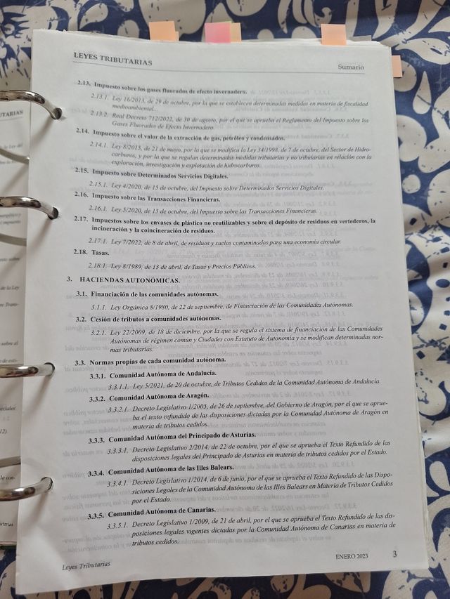 Cef Leyes Tributarias