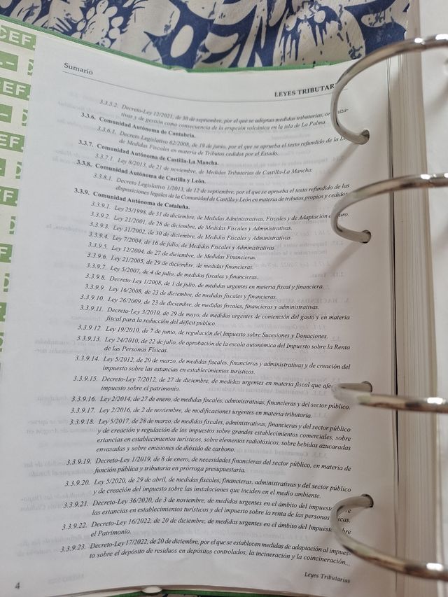 Cef Leyes Tributarias