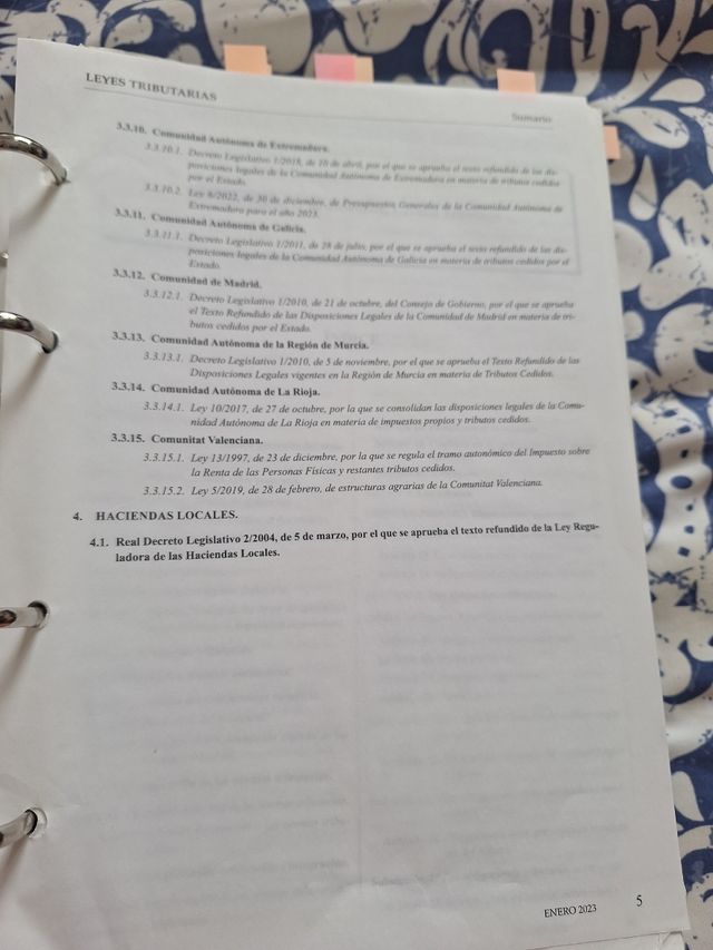 Cef Leyes Tributarias