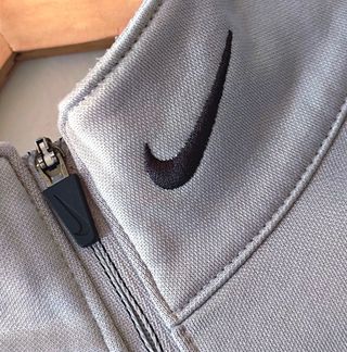 Silver Nike Y2K 1/4 Zip Therma-FIT Pullover