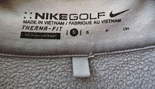 Silver Nike Y2K 1/4 Zip Therma-FIT Pullover