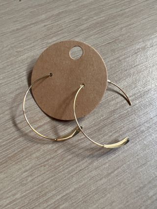 Aros dorados | Pendientes aro