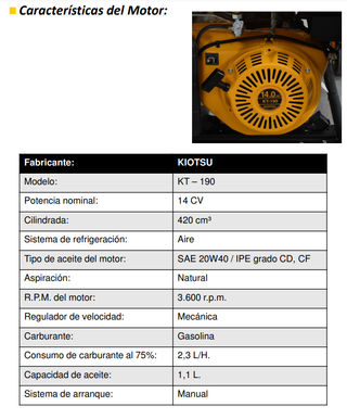 Gerador Energen EN7500 - 5434120