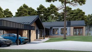 Casa construida con tecnología S