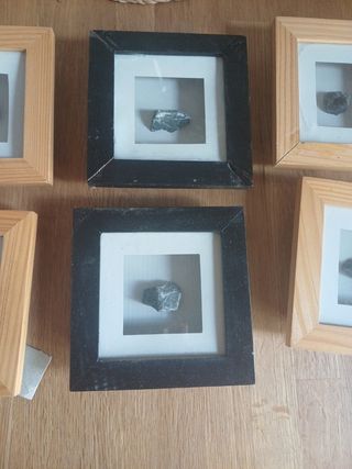 6 Mini-marcos con piedras.