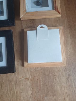 6 Mini-marcos con piedras.