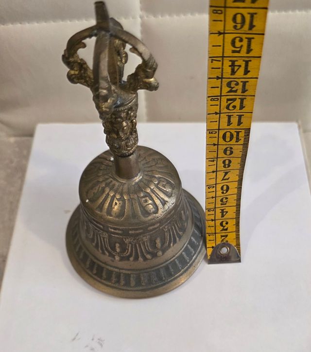 Campana Tibetana Bronce Auténtica