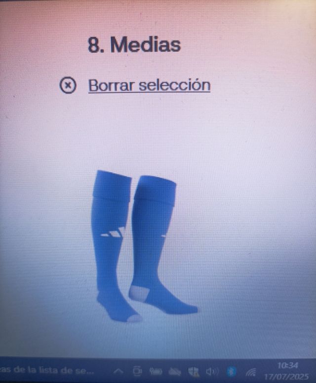 Equipación Adidas Club Deportivo Marina talla S-M