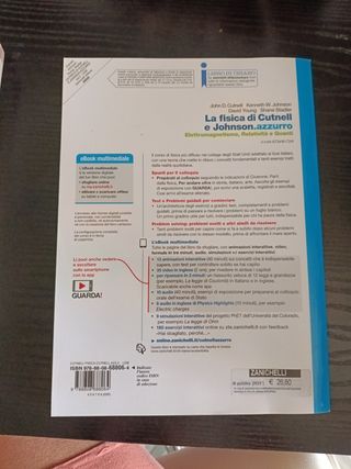 La Fisica di Cutnell e Johnson.azzurro
Elettroma..