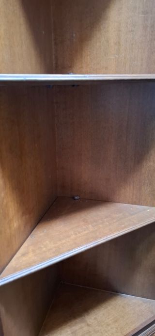 Vitrina Esquinera Madera