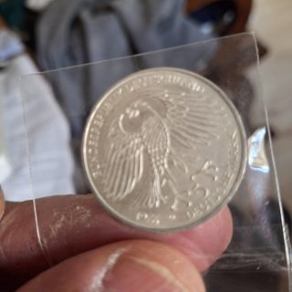 Moneda 5 marcos Alemania 1976