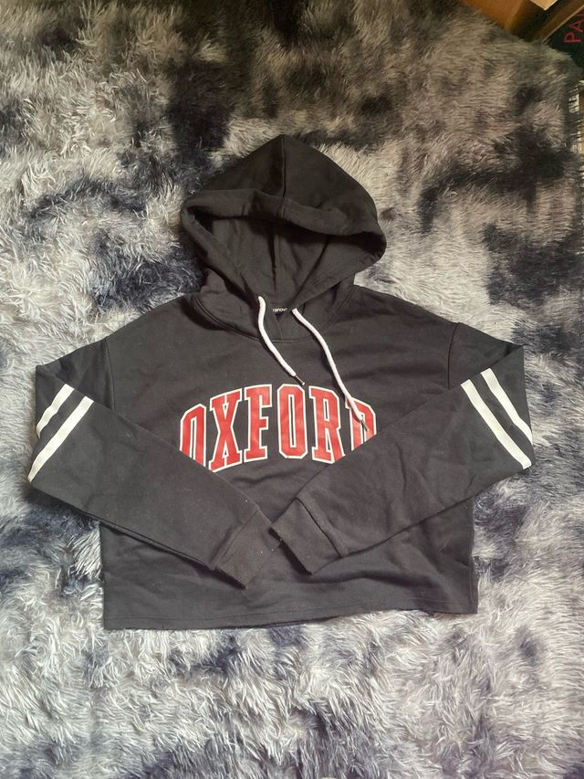 Felpa nera oxford