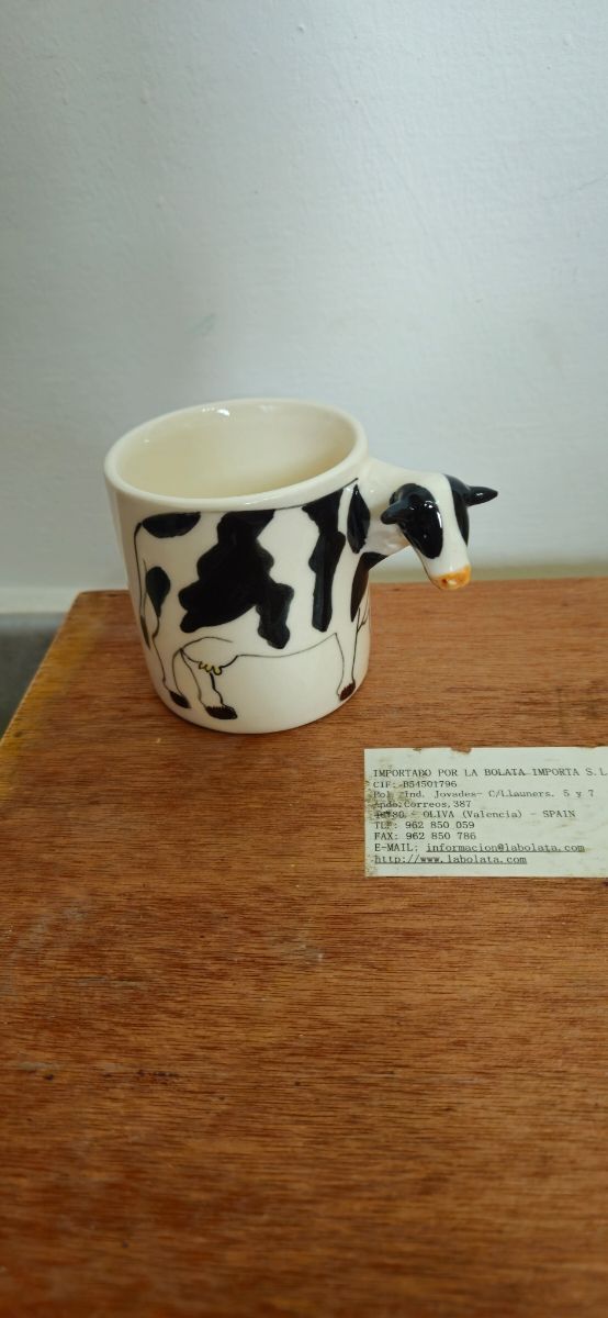 6 tazzine fatte a mano con animali