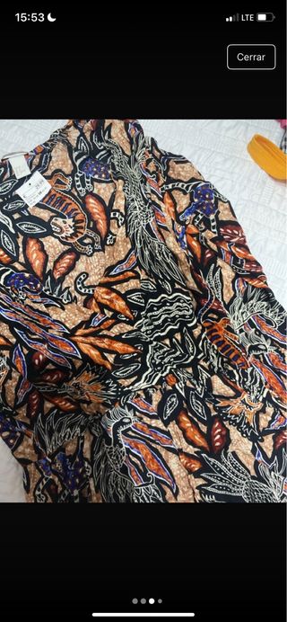 Vestido corto H&M multicolor