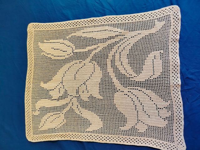 2 Quadretti uncinetto fiori