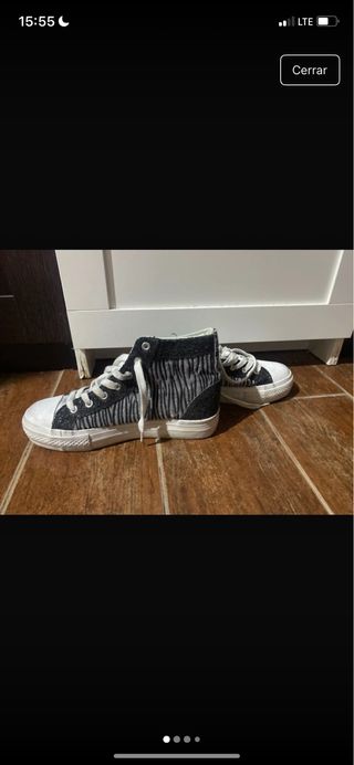 Zapatillas altas animal print