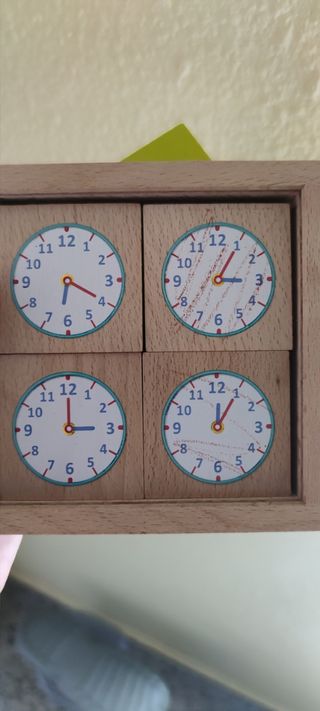 Reloj aprendizaje hora niños