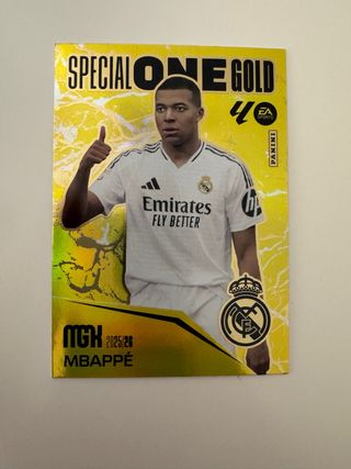 Cromo Mbappe Special One Gold