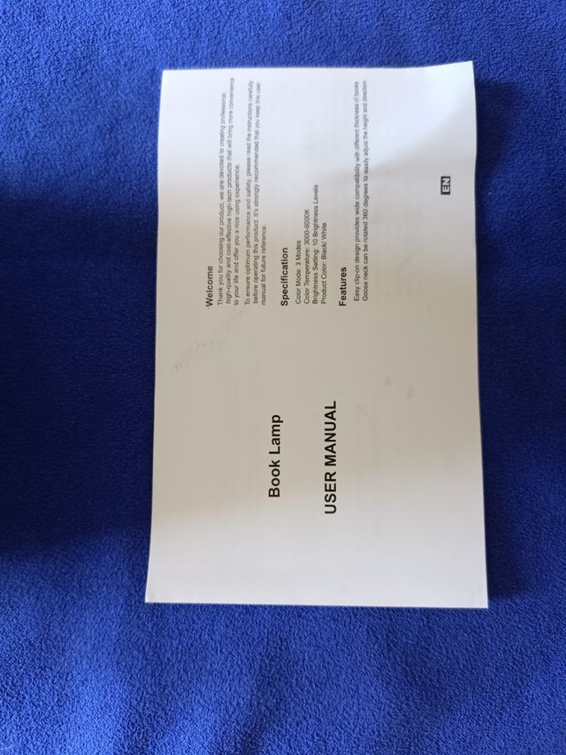 Lampara Lectura LED - Clip