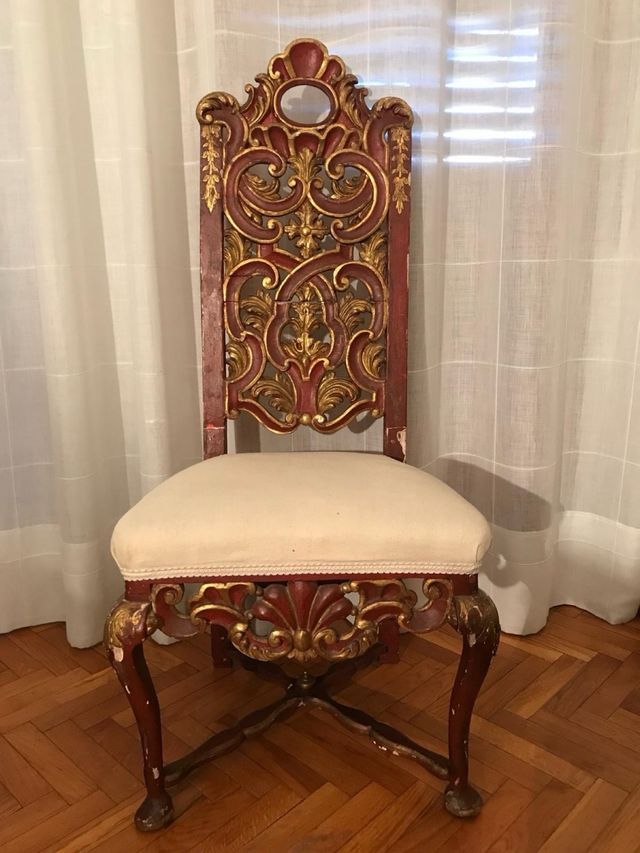 3 Sillas Aragonesas Siglo XVIII