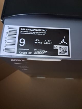Zapatillas Nike Air Jordan 8 Aqua
