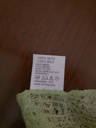 Sciarpa seta verde
