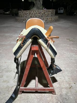Montura amazona cuero