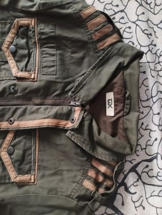 Chaqueta Estilo Militar-Hippie Retro TDK XL-L