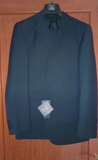 Completo Uomo Elegante Blu