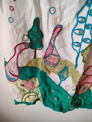 Vestido boho multicolor