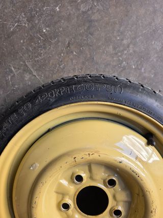 Rueda galleta 115/70D15 80km/h