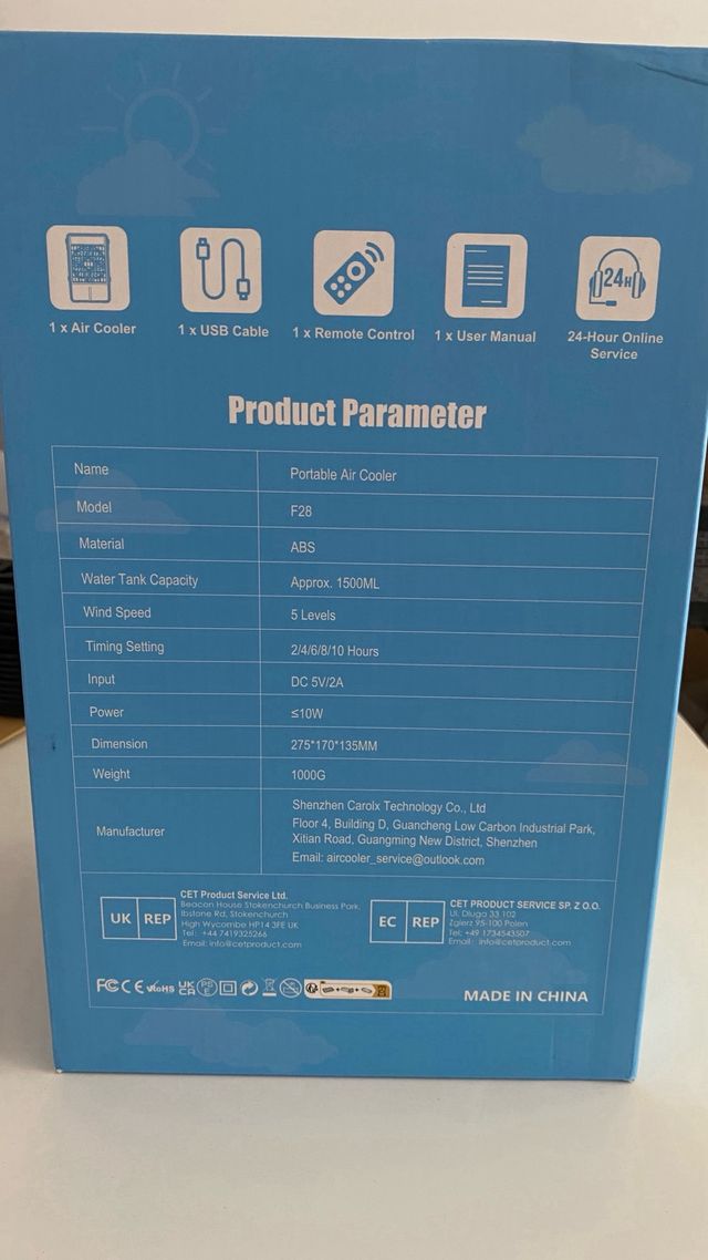 Aire acondicionado portátil - silencioso