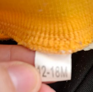 Chándal bebé 12-18m,amarillo-negro chaqueta univer