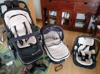 Trio Concord: Coche, capazo & silla