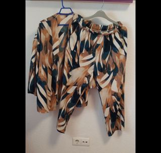 Conjunto kimono pantalón talla XL