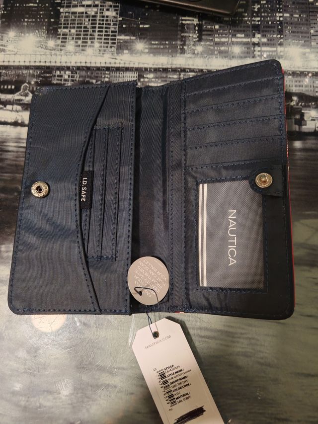 Cartera Nautica multicolor rayas