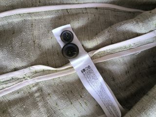 Completo Zara verde lino seta viscosa Tg S