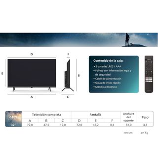 TV Philips 32PHS6009 Smart LED