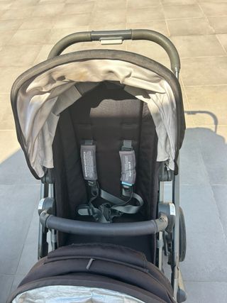 Carrito doble Uppababy Vista y sillita de coche