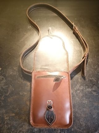 Bolso unisex cuero artesania