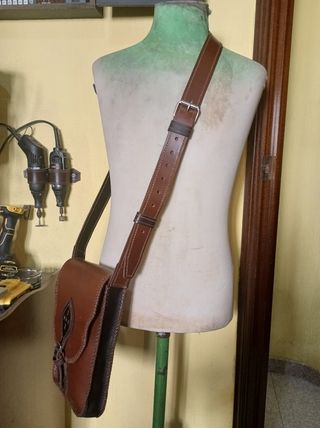 Bolso unisex cuero artesania