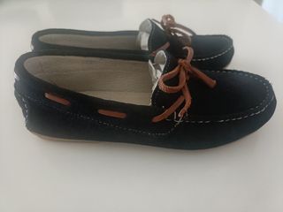 Mocasines niño marino - Piel