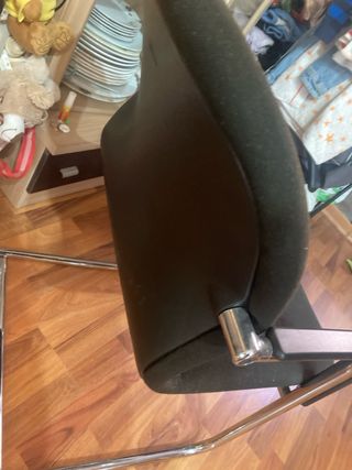 Silla oficina negra - Cómoda y estable