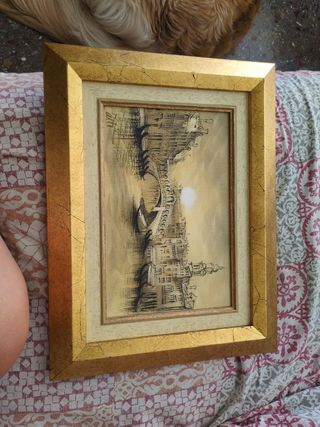 Cuadro Rialto: Pintura Venecia