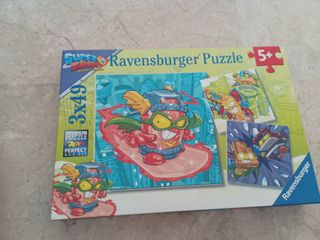 Puzzle Superzings Ravensburger 3x49