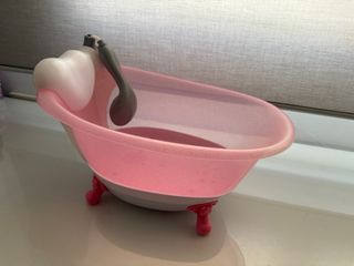 Bañera bebé juguete rosa