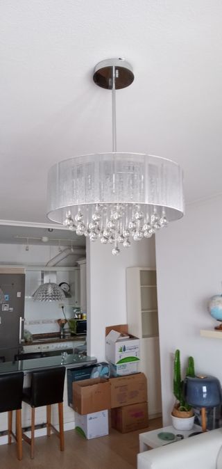 Lámpara salón moderna - Cristal