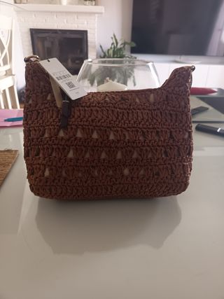 Bolso hombro mujer marrón