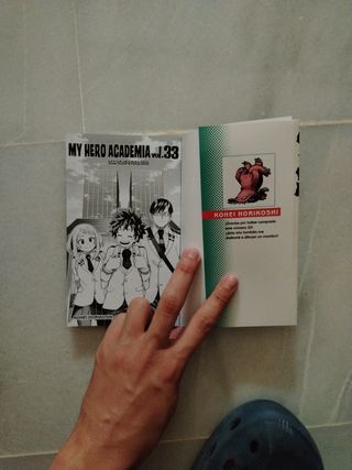 My Hero Academia/Boku no hero academia manga nº 33