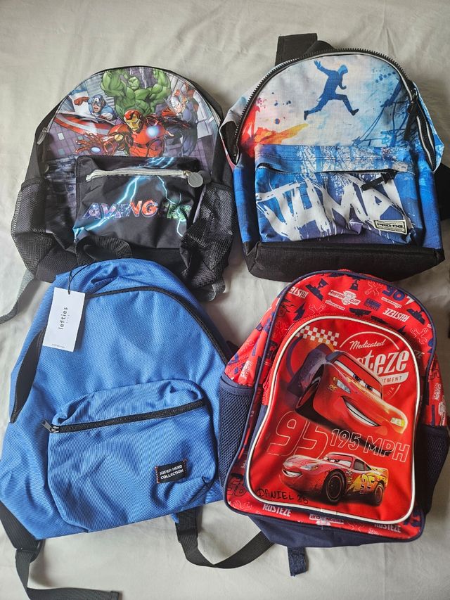 4 Mochilas infantiles